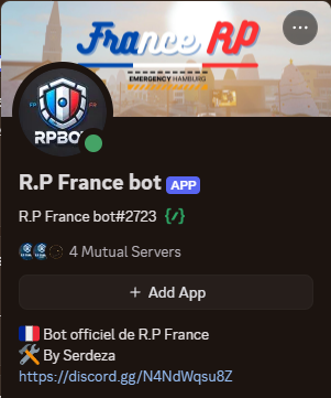 RPFrance Discord Bot